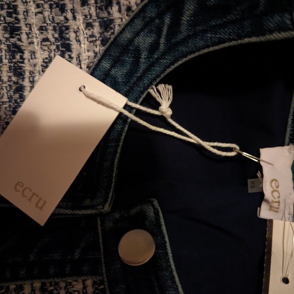 Ecru Tweed with denim jacket - Picture 4 of 5